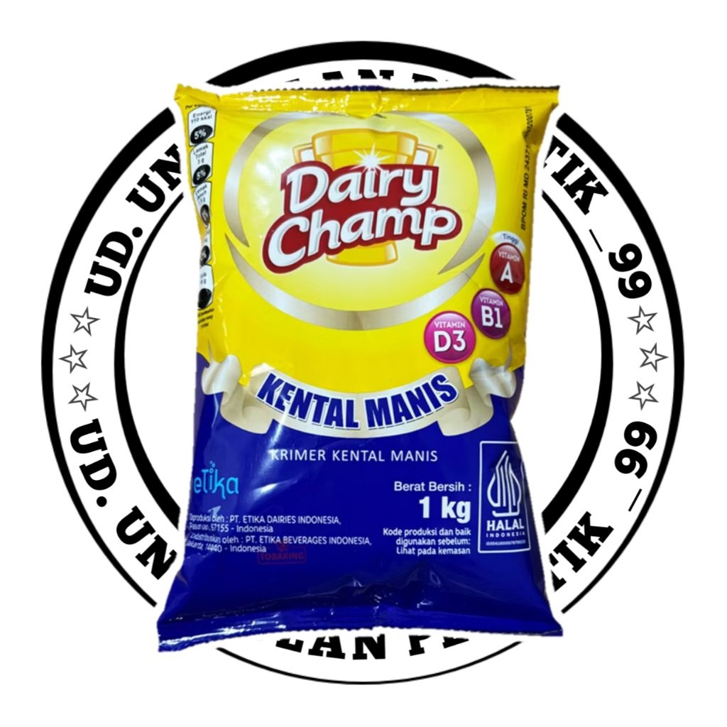 

DAIRY CHAMP 1kg / SUSU KENTAL MANIS DAIRY CHAMP/ SKM DAIRY CHAMP 1kg