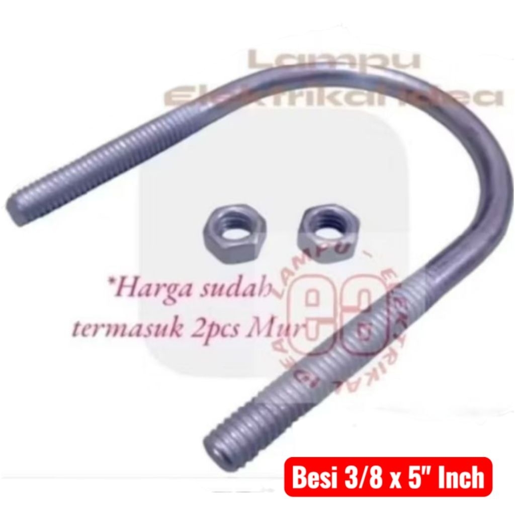 u bolt 5"| U bolt galvanish| U bolt murah Bagus Berkwalitas