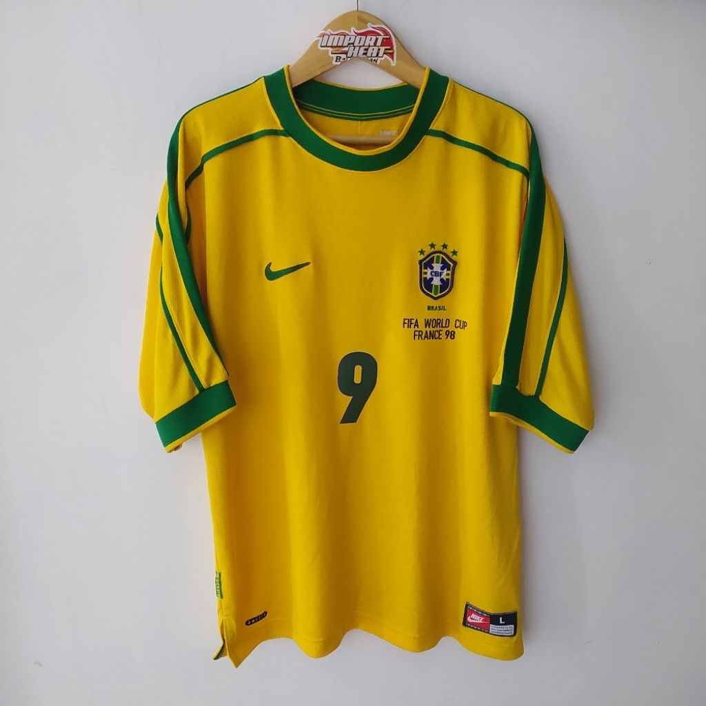 Nike Brazil 98/00 Home Ronaldo Nazario Jersey