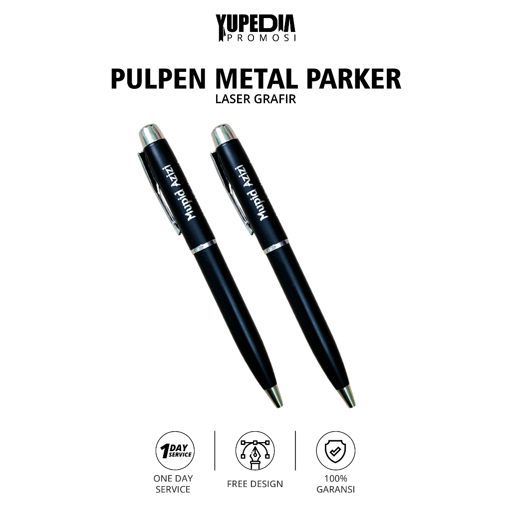 

Pulpen Custom Grafir Pulpen Metal Model Parker Sonet Souvenir/Promosi - Yupedia Promosi