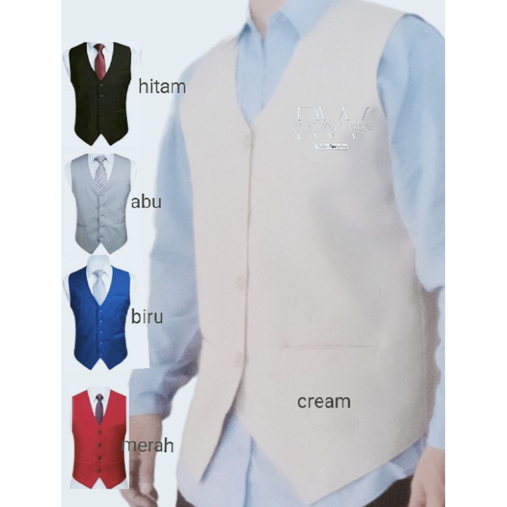 rompi jas formal-blazer pria modern