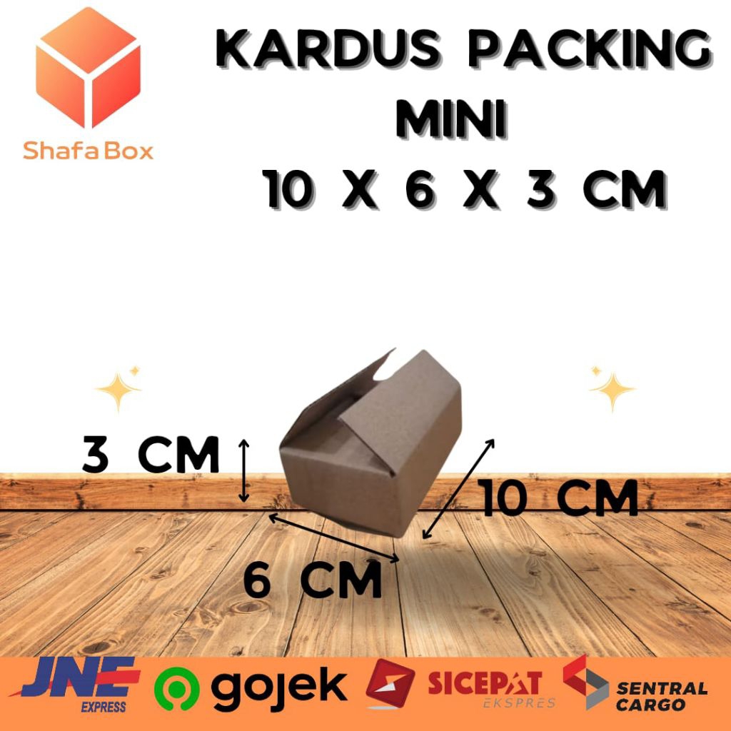 

Kardus Packing Mini 10 x 6 x 3 CM