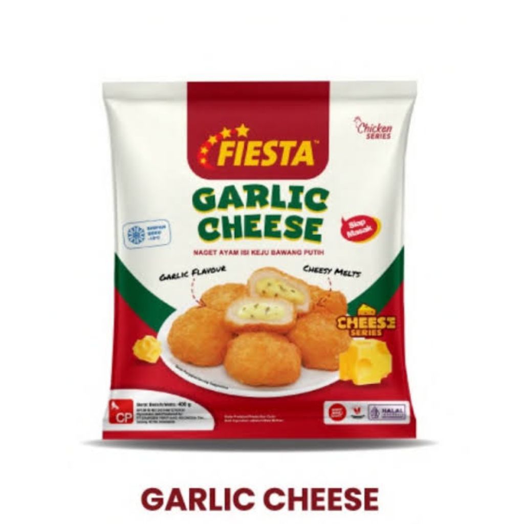 

Fiesta Garlic Cheese 500 gr (Frozen Food)