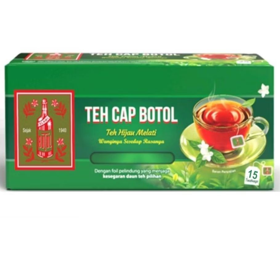 

Teh Botol Hijau Kotak isi 15 Teh Asli