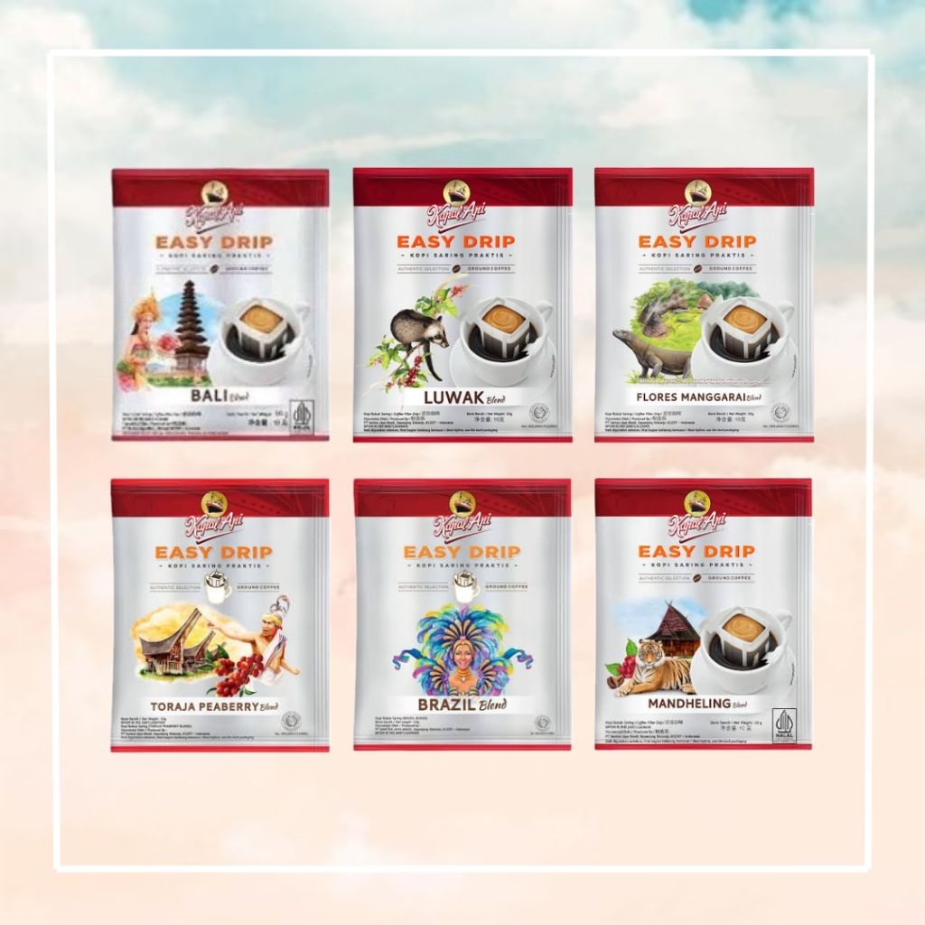 

Kapal Api Easy Drip Ground Coffee [sachet]