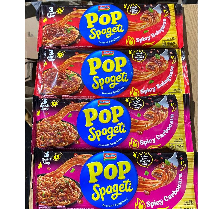 

Indomie Pop Spageti Spciy Carbonara / Spciy Bolognese 80gram