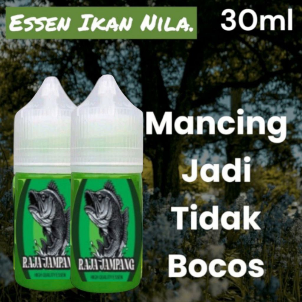 Essen ikan nila Super RJ 30ml essen ikan nila liar media lumut essen ikan nila media cacing essen ik