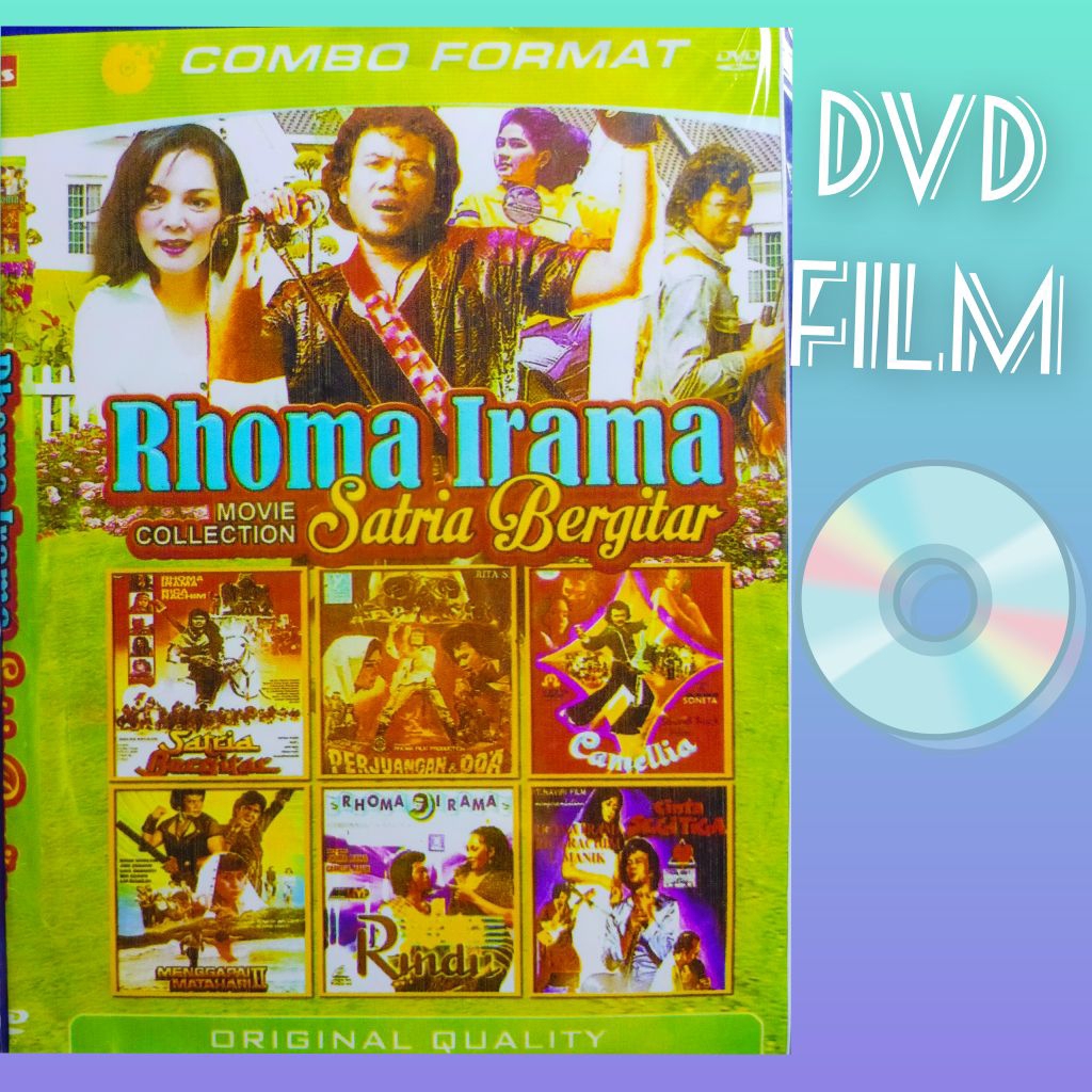 Kaset film Rhoma irama Satria bergitar koleksi 6 judul film terbaik