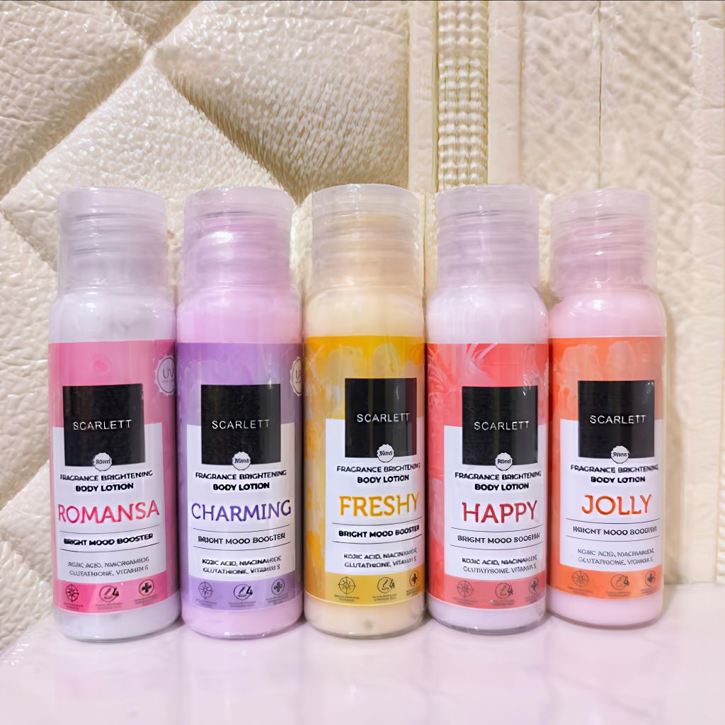 5-PCS SCARLETT BODY LOTION MINI 30ML