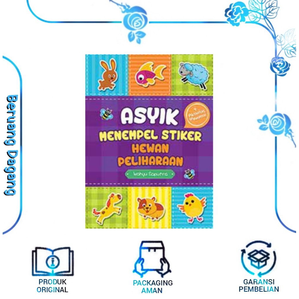 Buku ASYIK MENEMPEL STIKER HEWAN PELIHARAAN