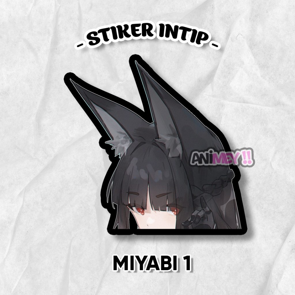 

Stiker intip Miyabi Hoshimi Game Zenless Zone Zero / stiker anime waterproof