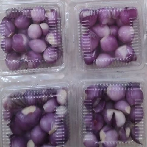 

Bawang Merah Kupas 100gr || Bawang Merah Siap Pakai || Bawang Merah Kupas Bersih