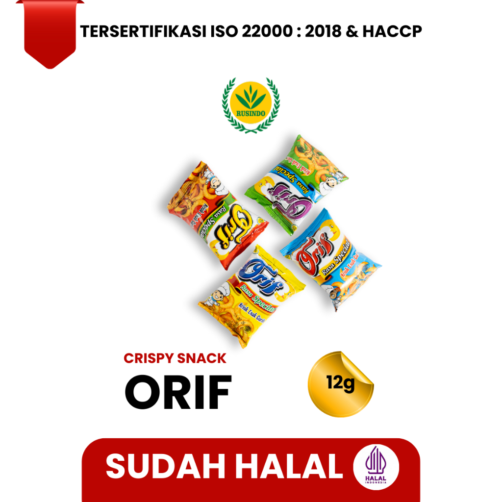 

ORIF CRISPY SNACK (1 PACK ISI 20)