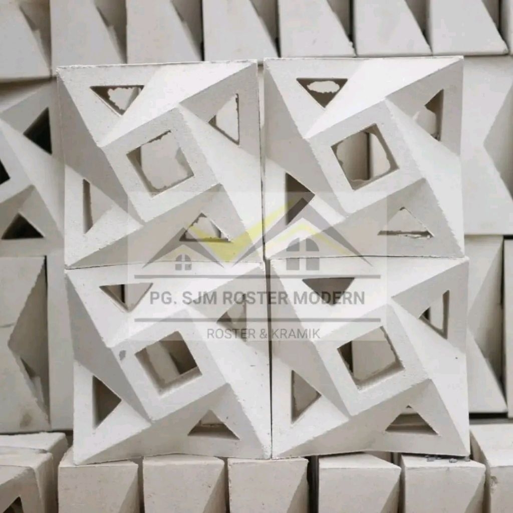 LOSTER BETON MINIMALIS ROSTER BETON SEMUA MOTIP lubang angin kipas