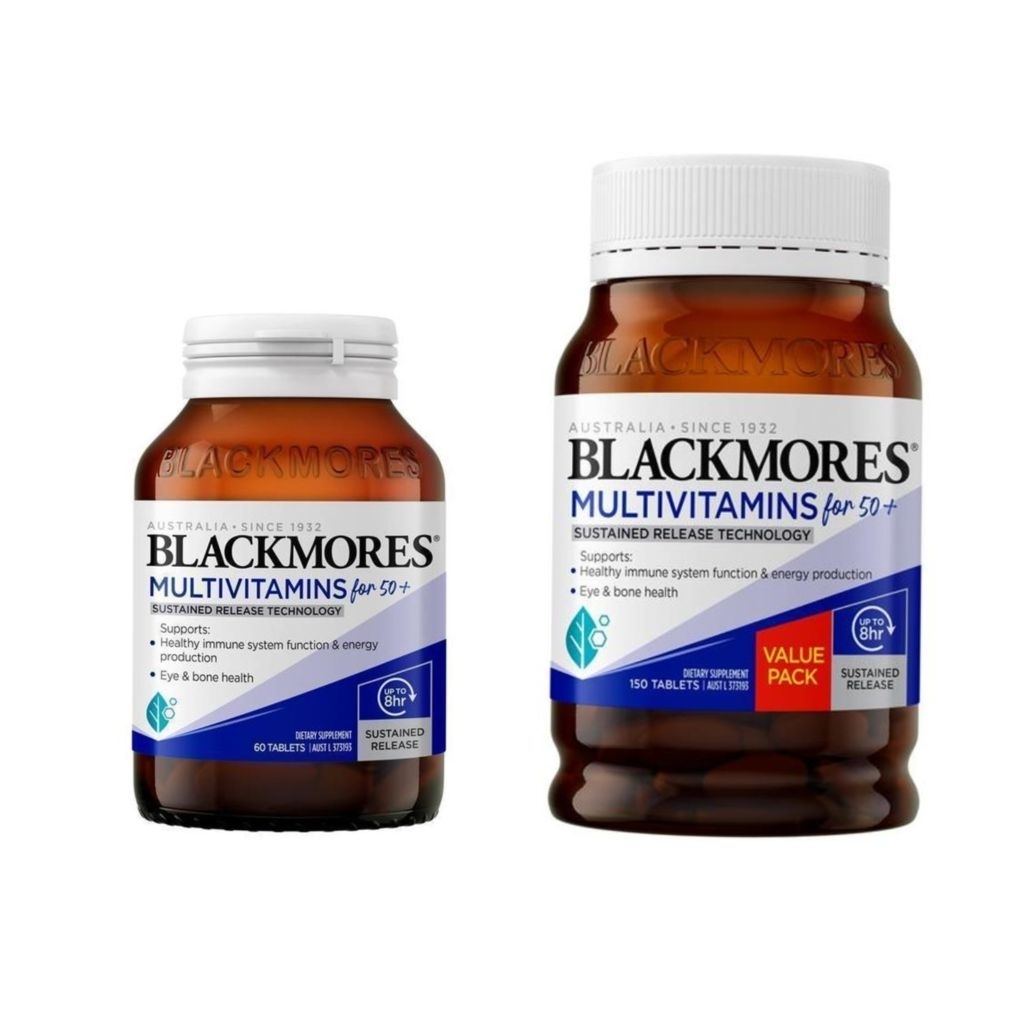 

Blackmores Multivitamins for 50+ isi 60 Tablet / 150 Tablet