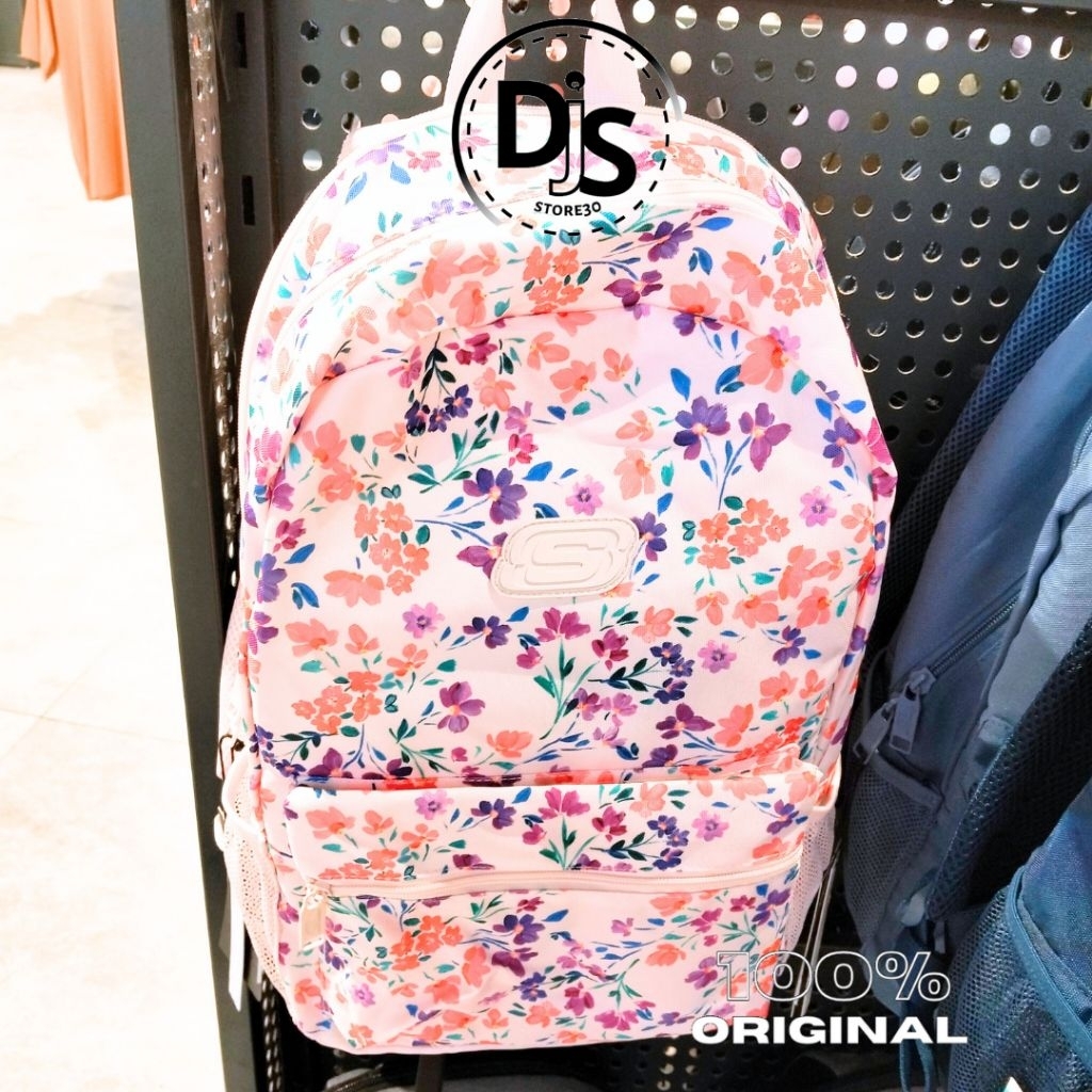 Tas Skechers Original essential Backpack pink motif