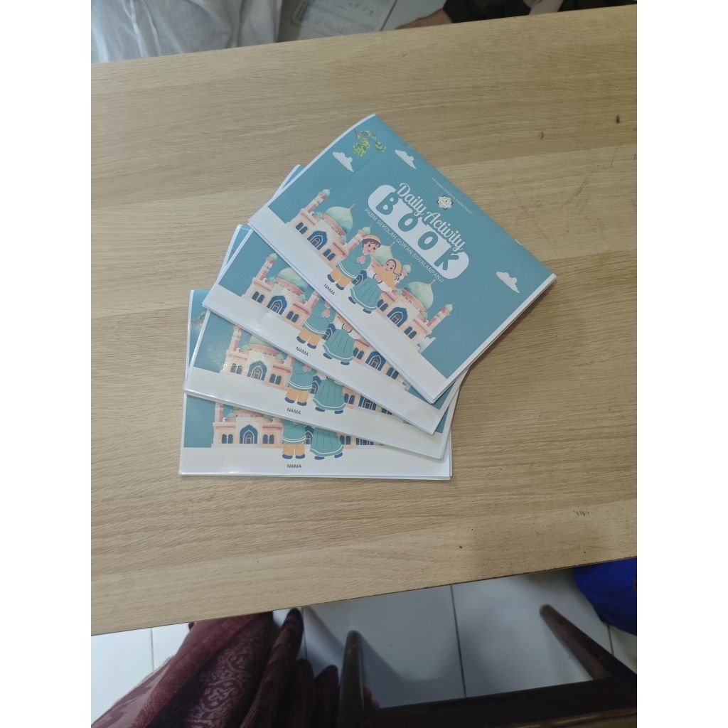 

buku kegiatan harian custom