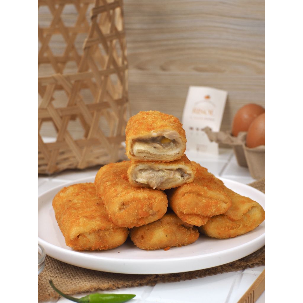 

Risol Beef Truffle / Risol Bbq Chicken Melt / Risol Corn Tuna Mayo / Risol Kani Mentai