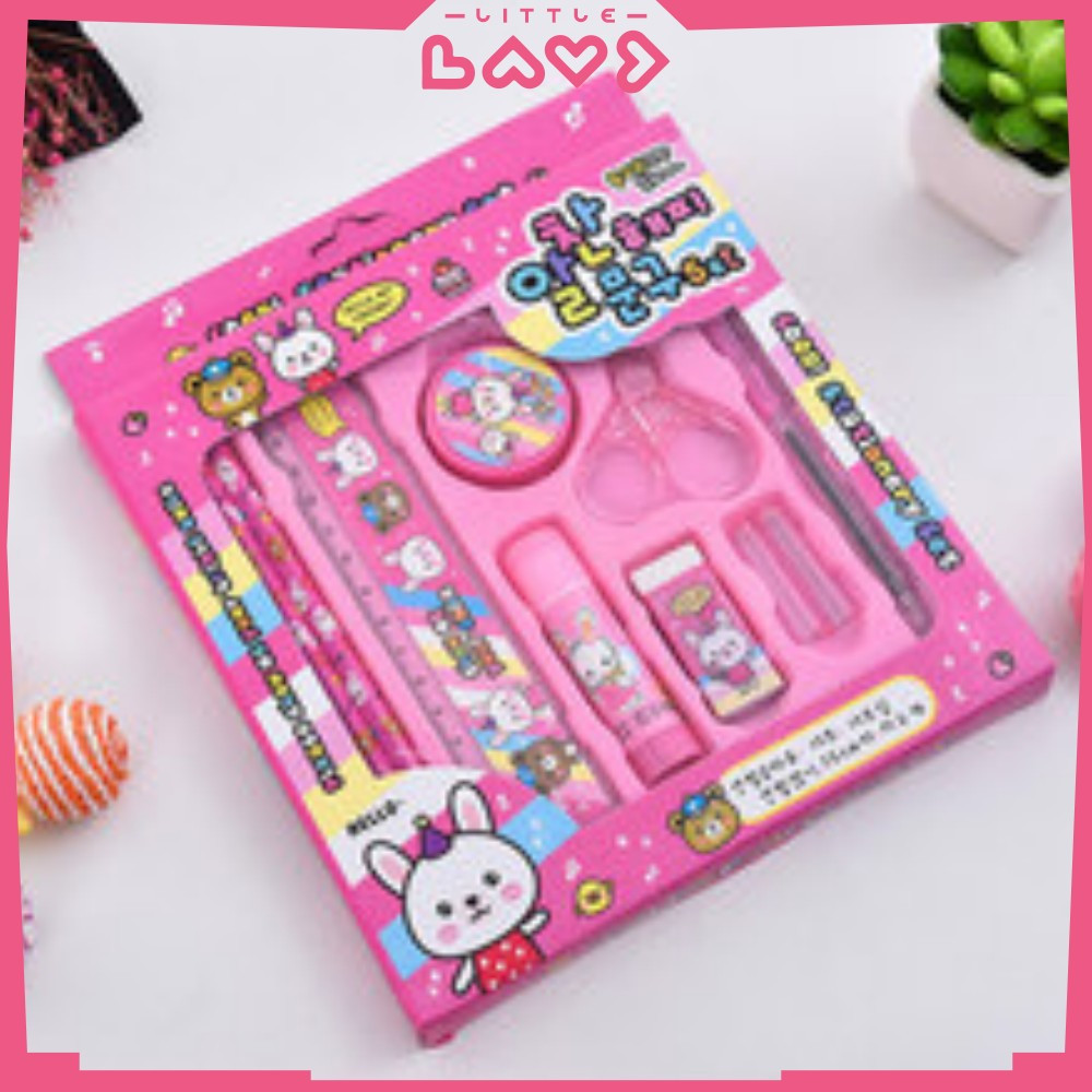 

Paket Alat Tulis Anak 8IN1 Karakter / Alat Tulis Set Anak TK Gift Kids Stationery / Set School Supplies for Child Little Lovee A26