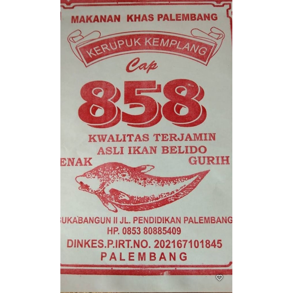 

getas khas Palembang