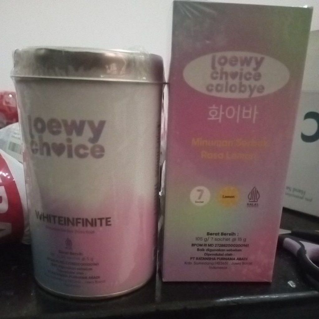 loewy choice minuman serbuk calobye colagen