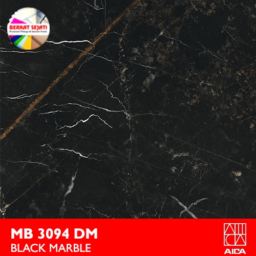 AICA HPL AICA MB 3094 DM - BLACK MARBLE - STONE GLOSS
