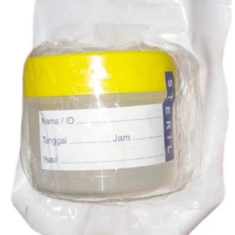 Sputum Pot Steril/Pot Dahak Merk Nam per pcs
