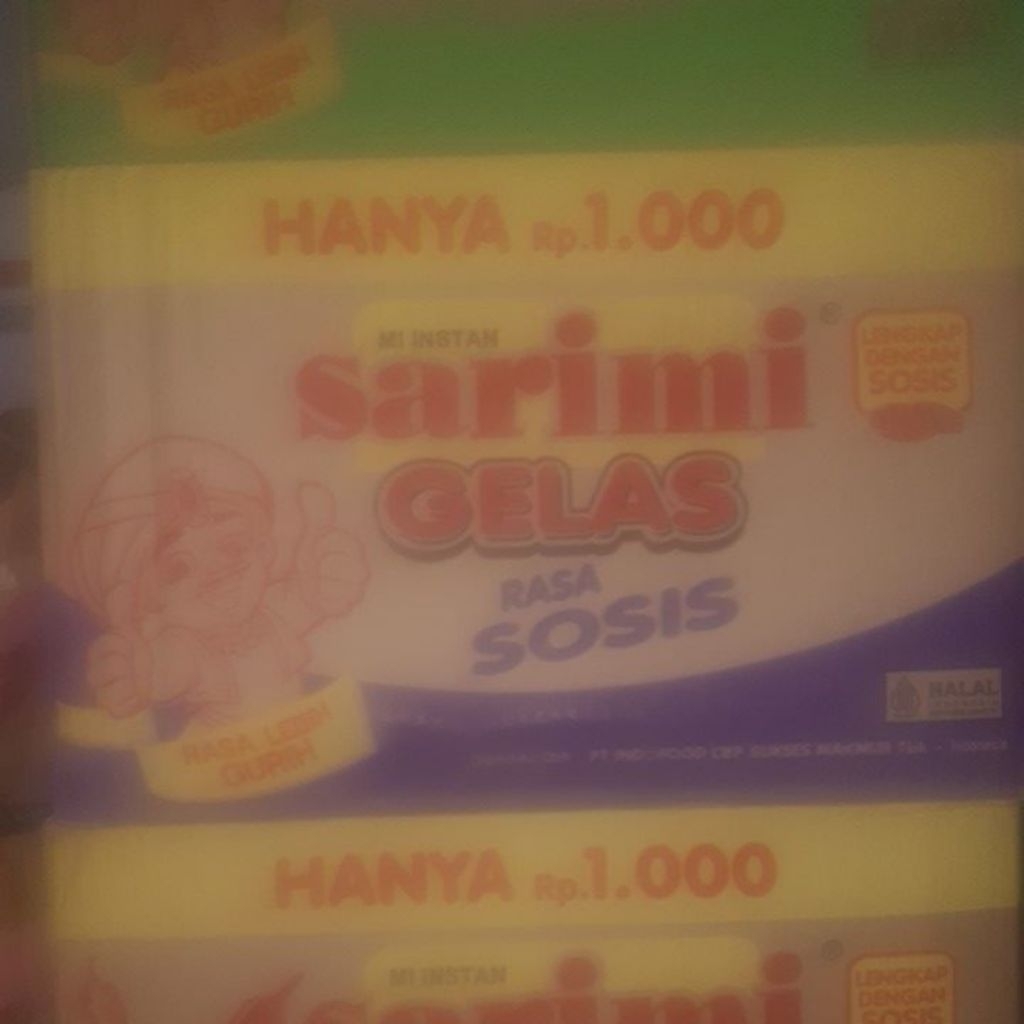 

sarimi gelas renceng isi 12x10x30g