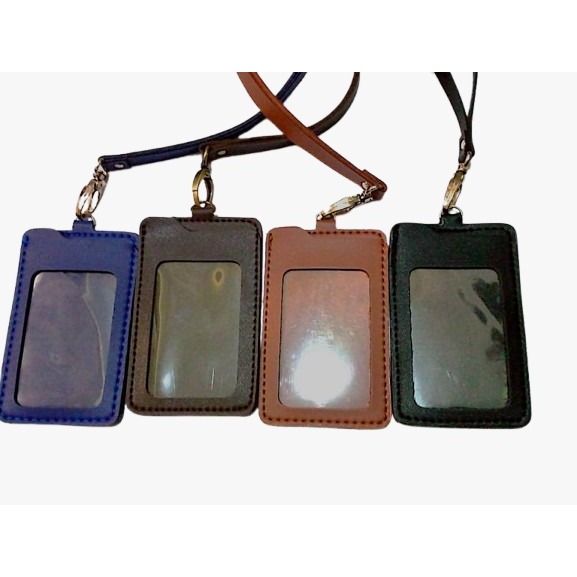 

NAME TAG ID CARD KULIT HOLDER LANYARD KANTOR