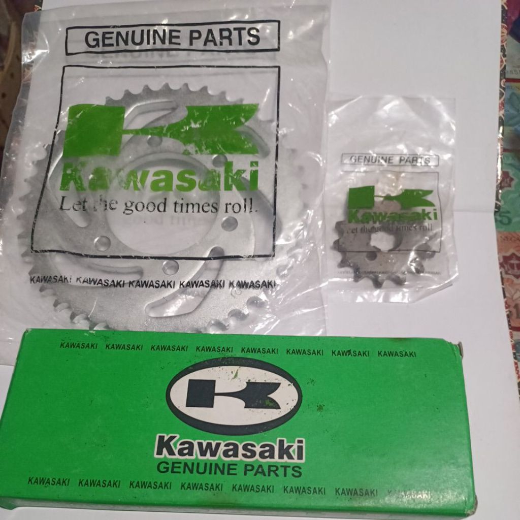 gear set Ninja R original Kawasaki Ninja R