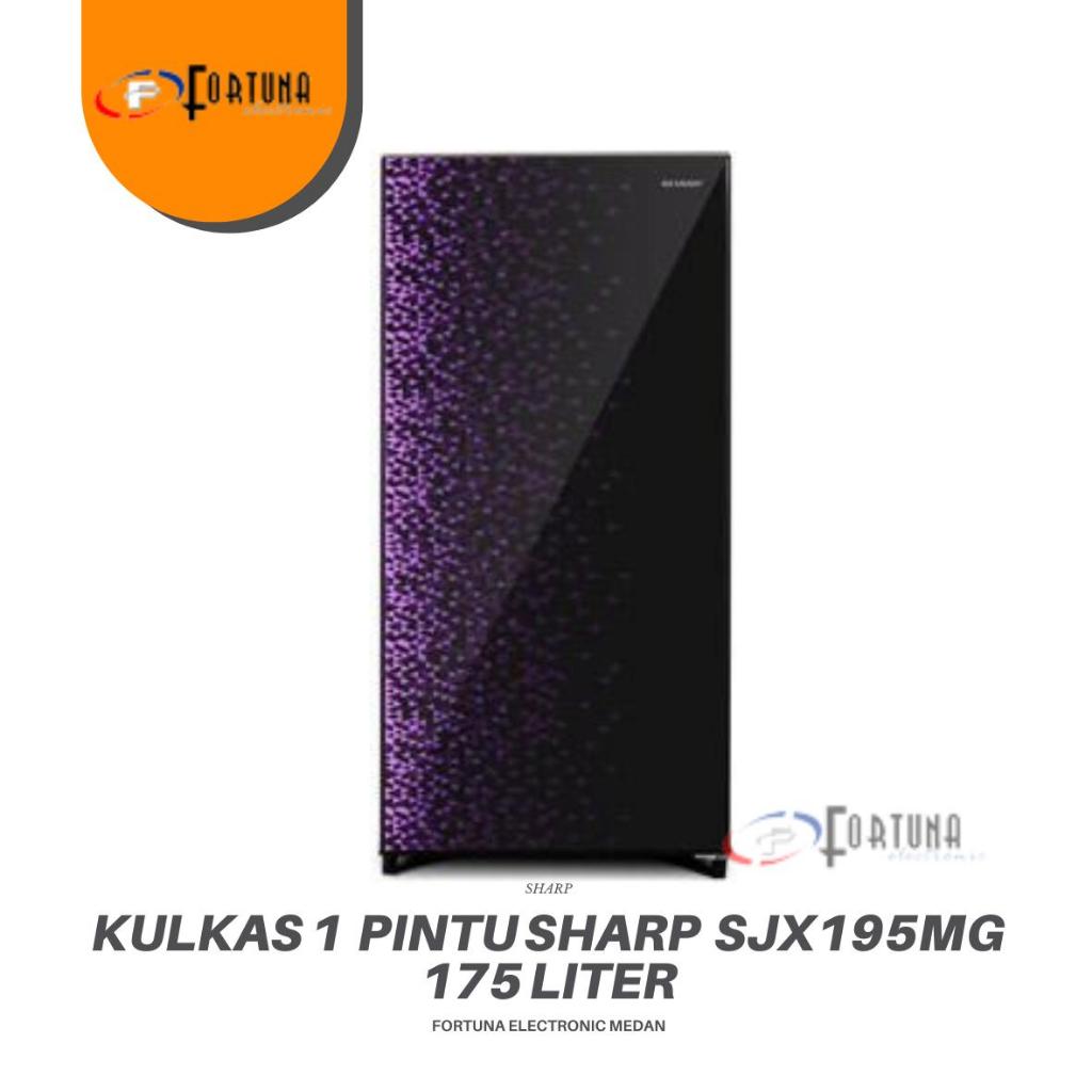 KULKAS SHARP 1 PINTU SJX165MG   / SJX185Mg  / SJX195MG  New Design Flower And Color (MEDAN)