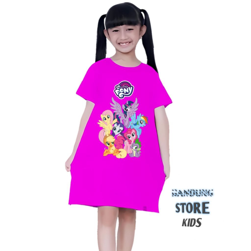 Baju Dress Tunik  Anak Perempuan My Little Pony