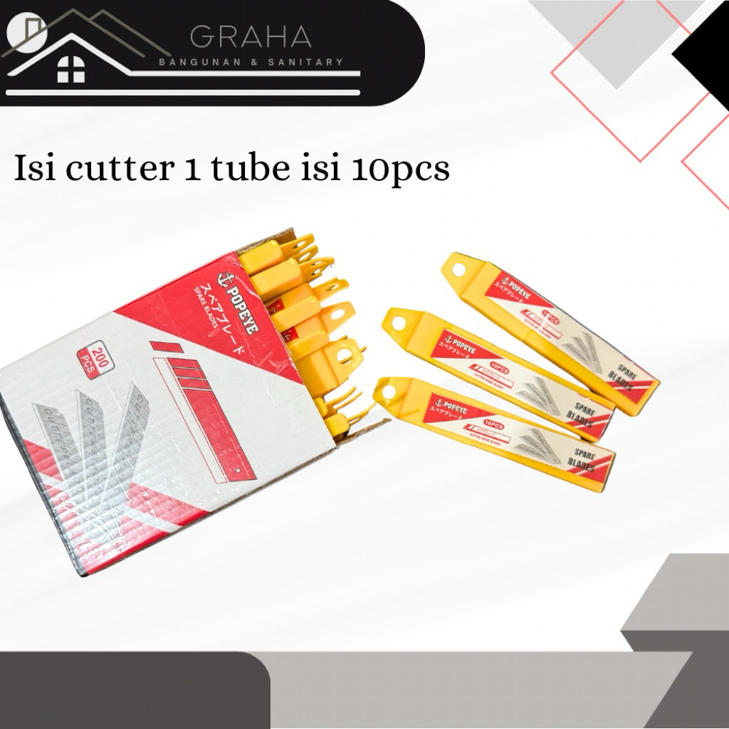 

Isi Cutter / Refill Isi Cutter 10PCS