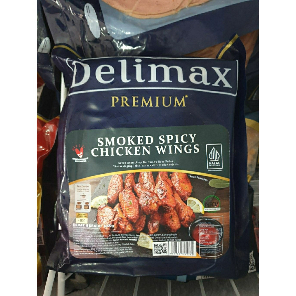 Delimax Smoked Spicy Chicken Wings 450g