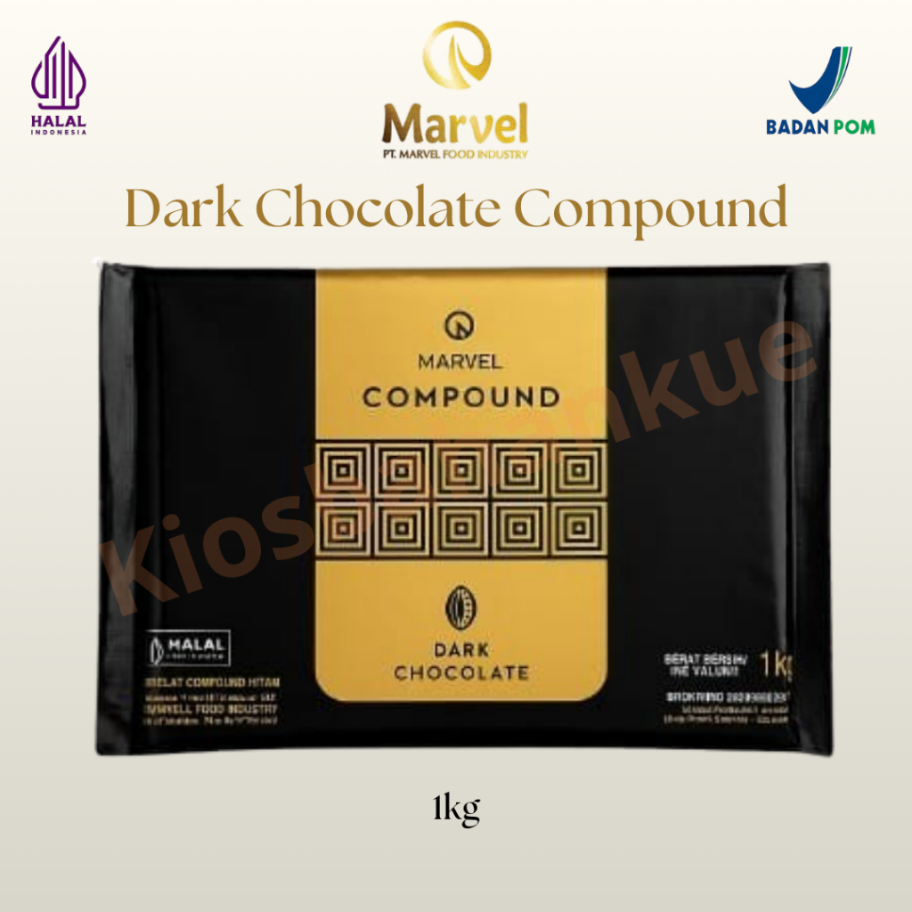 

Marvel Dark Compound 1kg cokelat compound