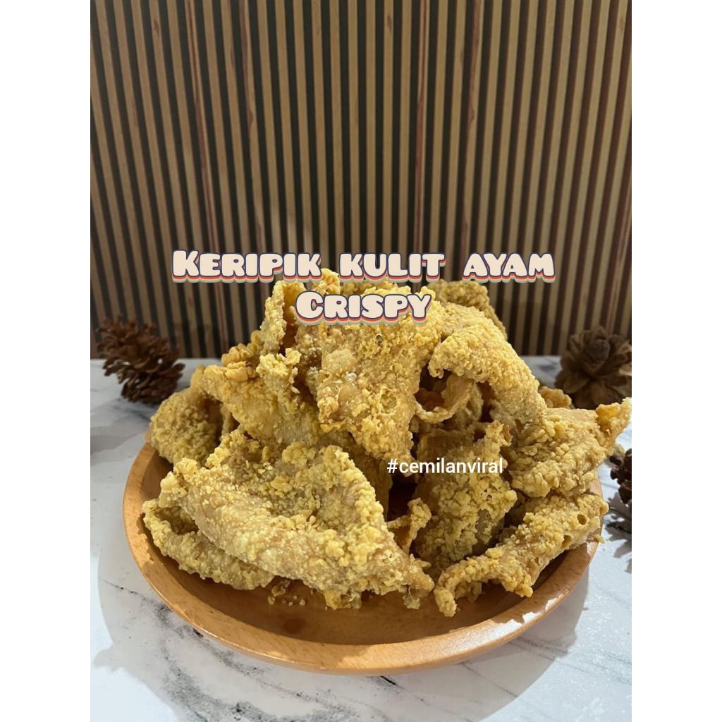 

Cemilan Viral Keripik Kulit Ayam Crispy Kripik Snack Food