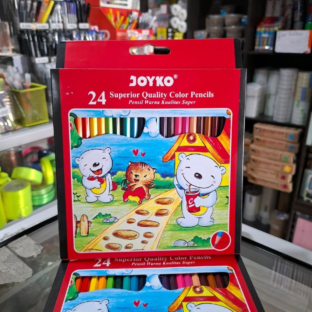 

Pensil Warna joyko panjang 24warna CP-24PB