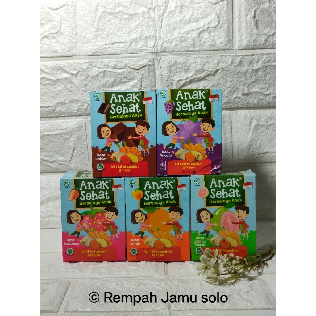 

ANAK SEHAT HERBALNYA ANAK 1 Dus Isi 11 Sachet ada 5 Variant