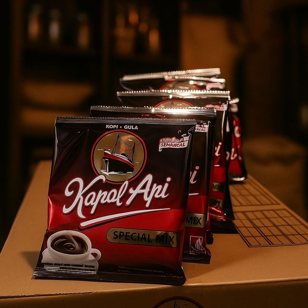 

Kopi Kapal Api Special Mix + gula /lembar (10 pcs)