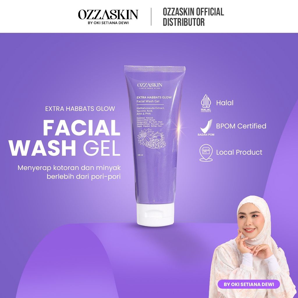 OZZASKIN FACIAL WASH ANTI DARK SPOT PEMBERSIH WAJAH BY. OKI SETIANA DEWI... SKINCARE OZZASKIN