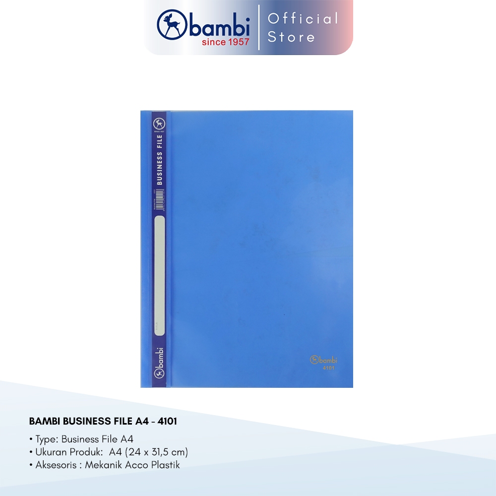 

Bambi Business File Schnelhecter Map Dokumen A4 Include Acco All Color Pack 1 Lusin Original