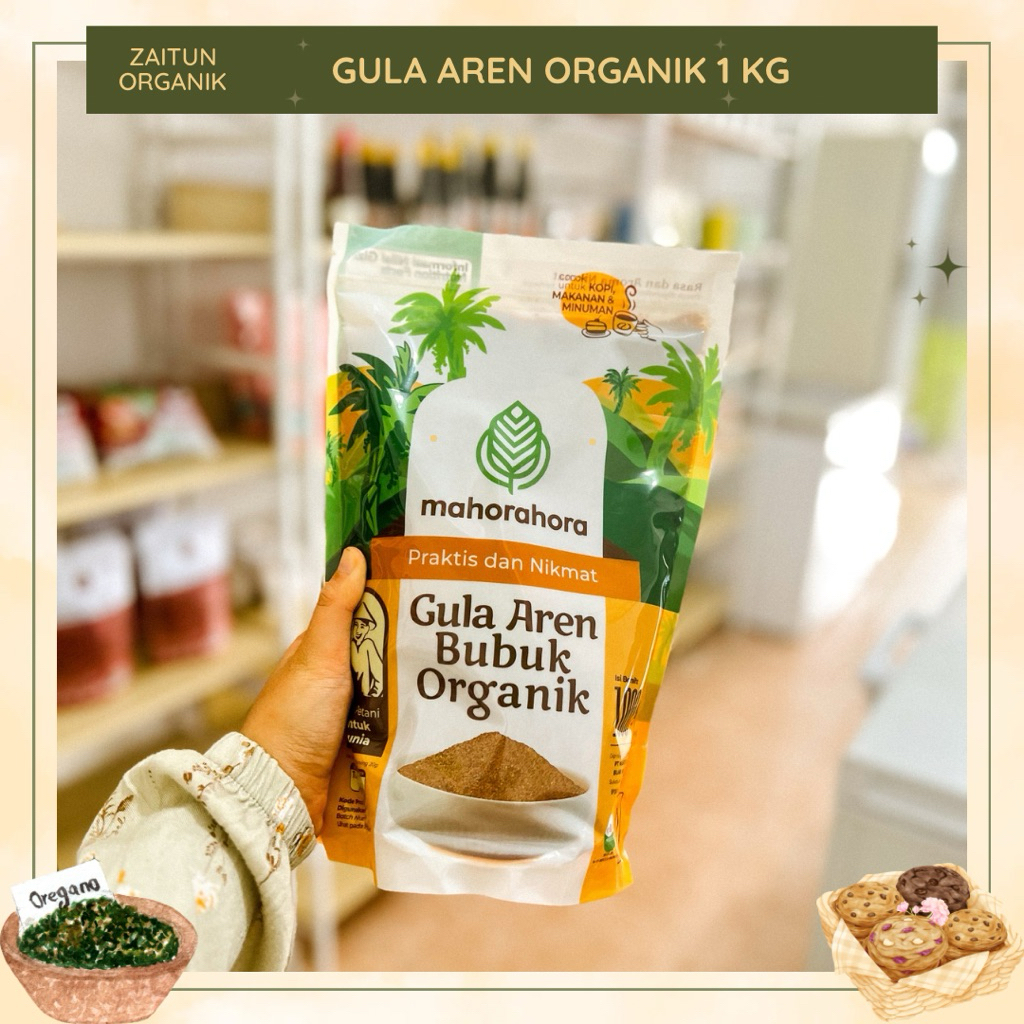 

Gula aren bubuk organik | Gula aren organik 1 kg | Mahorahora | Gula aren bubuk