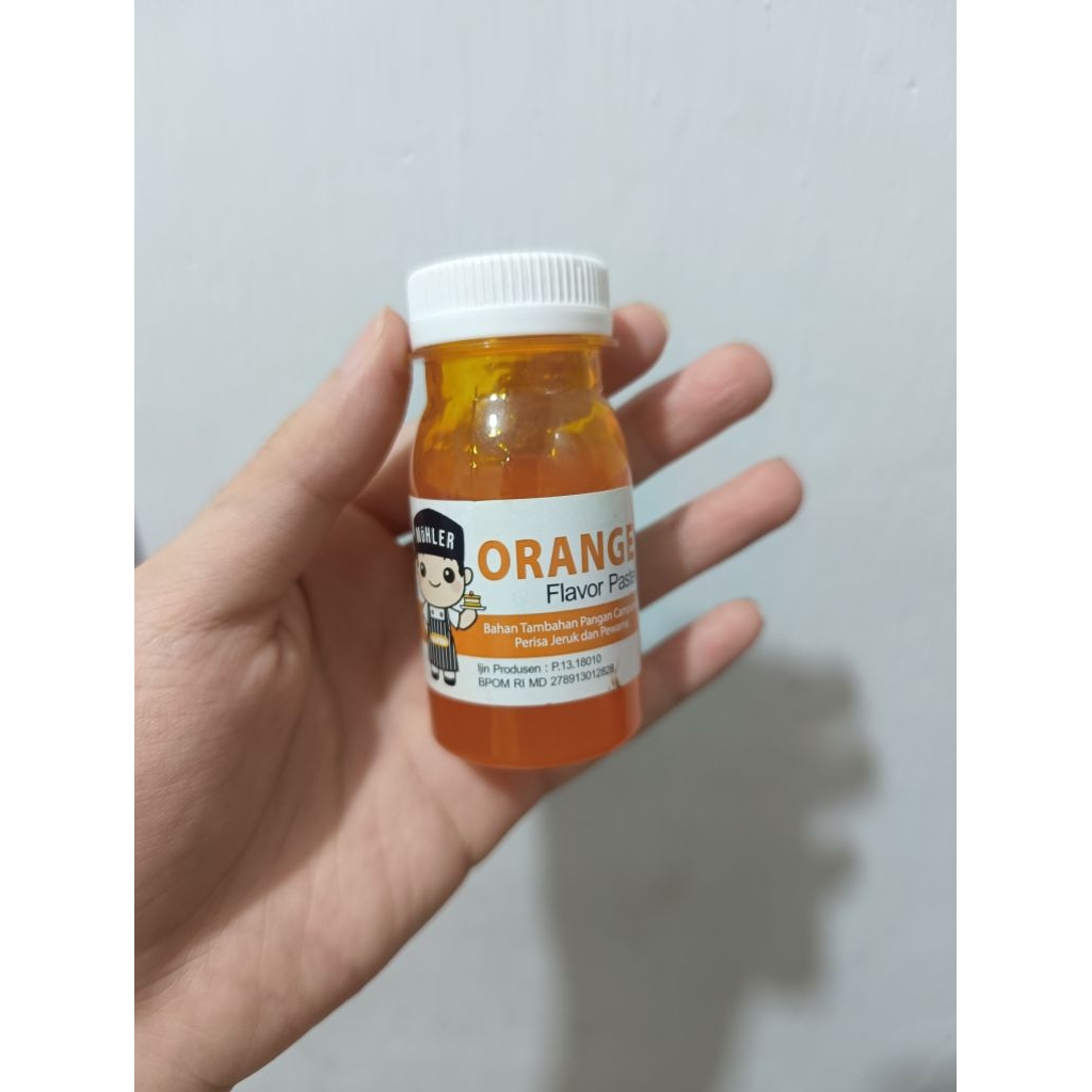 

essence makanan orange flavor paste mohler 60gr