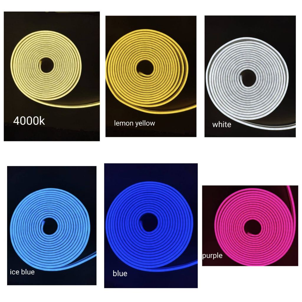 Neon Flex Lampu LED 5 Meter DC 12V Selang LED Flexibel/LED NEON FLEX LAMPU SELANG 5 METER/Led selang