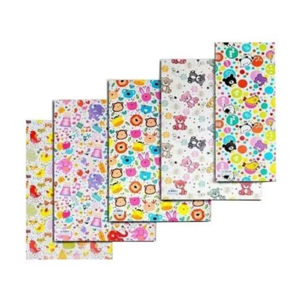 

50 LBR]KERTAS KADO FANCY SIDU KARAKTER 48x68 CM / WRAPPING PAPER