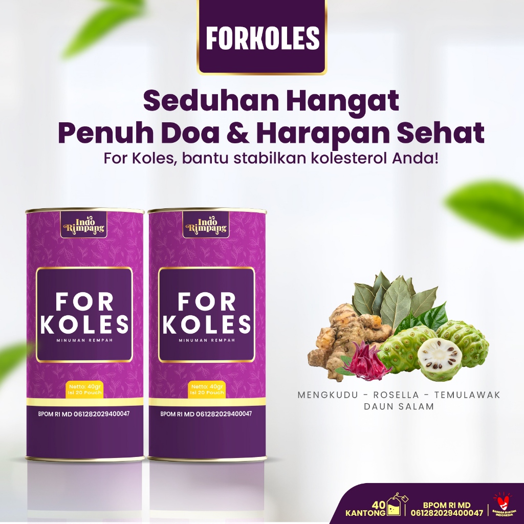 

BPOM | Teh Celup For Koles | Teh Rempah Rimpang Untuk Tekanan Darah Dan Kolesterol