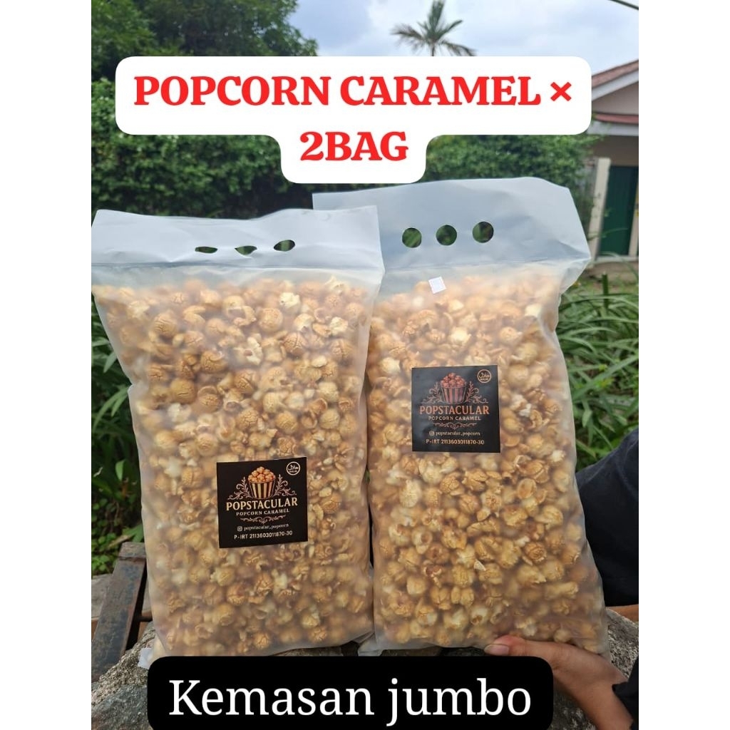 

POPCORN CARAMEL X 2 BAG JUMBO 500 GRM
