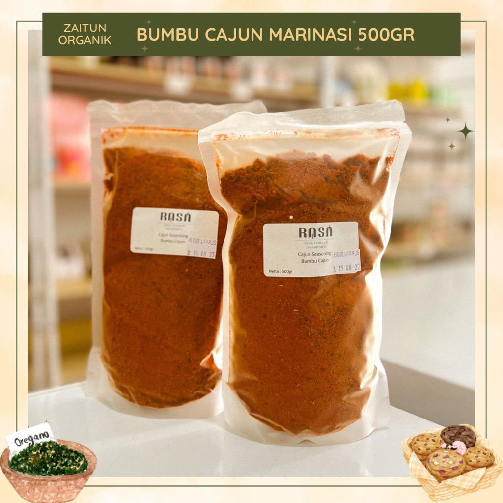 

Bumbu cajun 500gr | Cajun seasoning | Rasa rempah | Dry rub | Bumbu marinasi bubuk