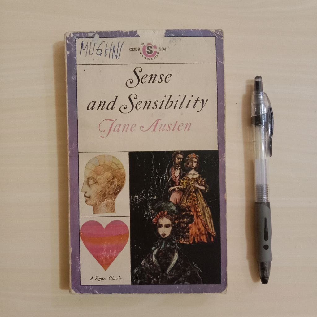 SENSE AND SENSIBILITY - JANE AUSTIN - Buku Lawas Import Bekas Murah Original - B1