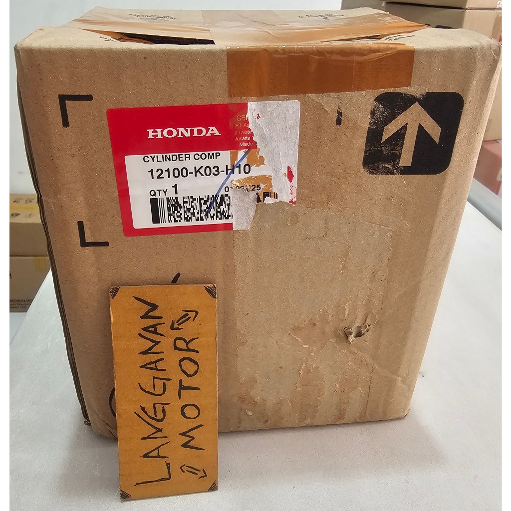 BLOK SEHER PISTON CYLINDER COMP REVO 110 FI REVO FIT FI INJEKSI 12100K03H10 ORI AHM